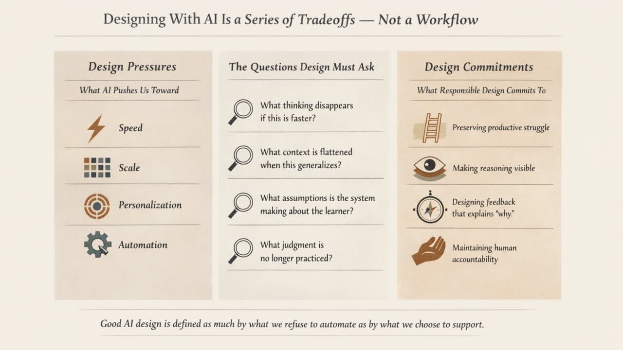 Downplay Design Design in Practice